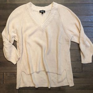Express Cable Knit 🧶 High-Low Sweater
